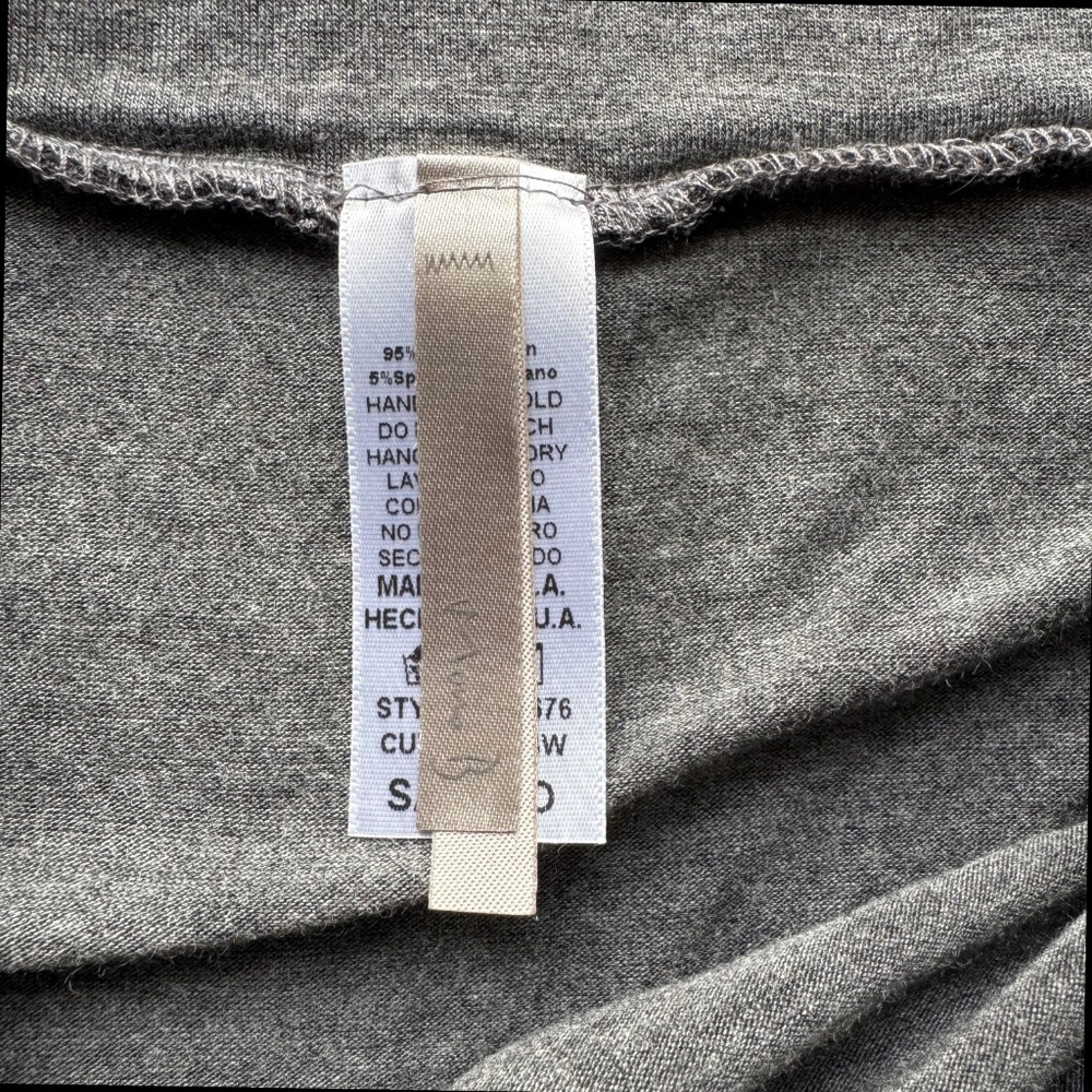 MONO B gray mini skirt maxi panel overlay Size S - Picture 6 of 11